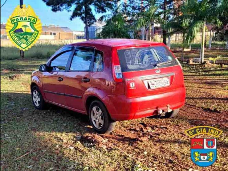 Carro roubado na noite de sábado em Ivaiporã é recuperado