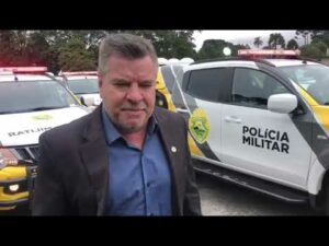 Delegado Jacovós entrega viatura para a PM de Mandaguari