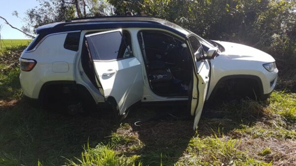 Ladrões invadem casa de casal em Apucarana; carro roubado é encontrado