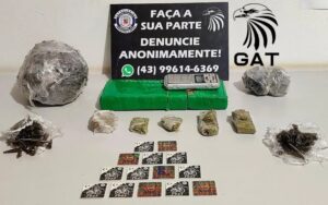 GM de Arapongas apreende maconha e LSD; jovem é preso