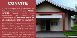 Rolândia – Museu Japonês estará aberto para visitação