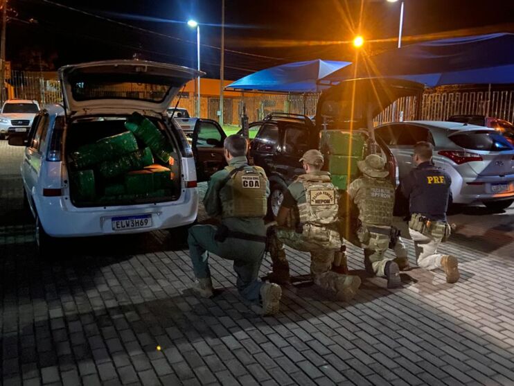 PRF apreende quase 2 toneladas de maconha no Paraná; Vídeo