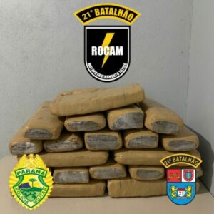 Adolescentes são apreendidos com 20 kg de maconha em Francisco Beltrão