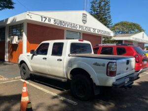 Após roubo de caminhonete em Apucarana, PM prende ladrões
