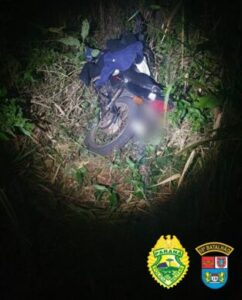 Menor furta moto com tanque vazio e é apreendido ao buscar combustível em Jandaia do Sul