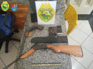 Polícia Militar Ambiental apreende armas em São João do Ivaí