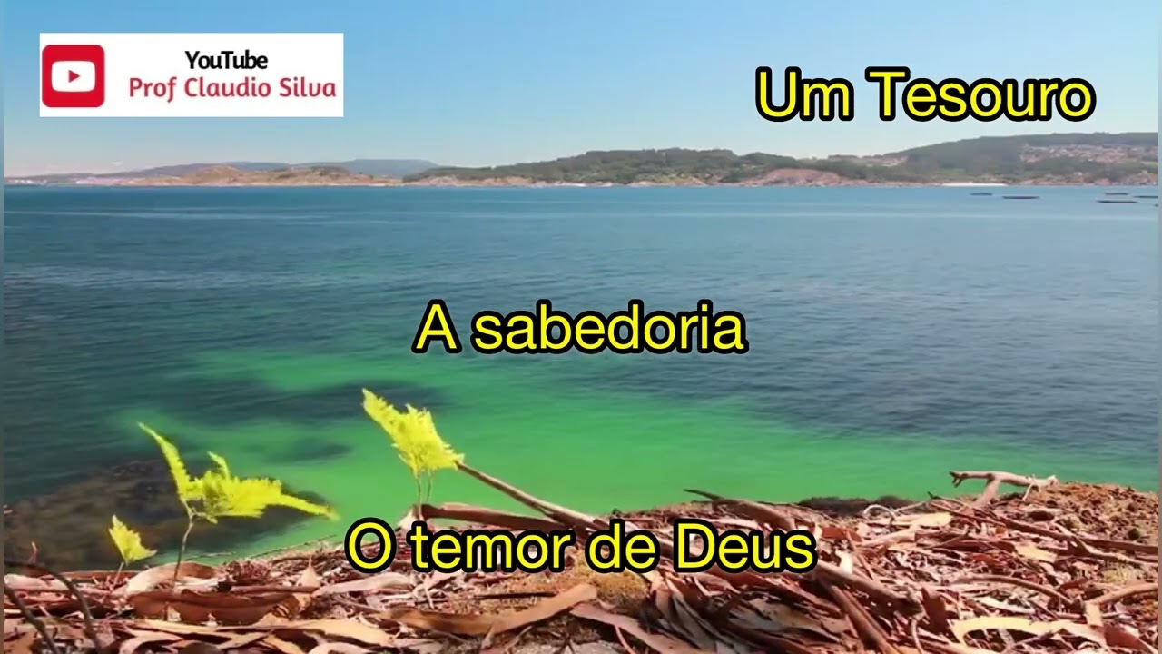 Um Tesouro!”* Dois minutos com a Palavra de Deus Prof Cláudio Silva