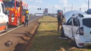 Homem fica em estado grave em acidente na PR-444 em Arapongas