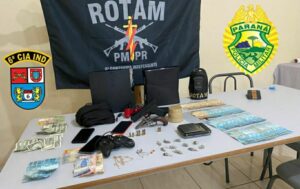 PM prende quadrilha e recupera mais de R$ 4 mil de roubo em Ivaiporã