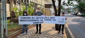 Manifestação dos enfermeiros tem baixa adesão em Apucarana