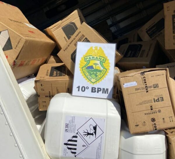 PM recupera carga avaliada em mais de R$ 1 milhão em São Pedro do Ivaí