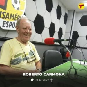 Morre o repórter esportivo Roberto Carmona, com 60 anos de carreira
