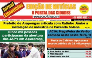 Saiu…Edição Impressa 409