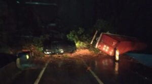 Confirmada primeira morte no deslizamento de terra na BR-376