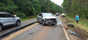 Acidente na Rodovia PR-272 em Faxinal deixa uma pessoa ferida