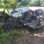 Acidente entre carro e caminhão fere sete pessoas no Vale do Ivaí