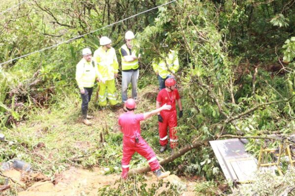 Equipes interligam frentes de trabalho e removem mais uma carreta da BR-376, aponta boletim