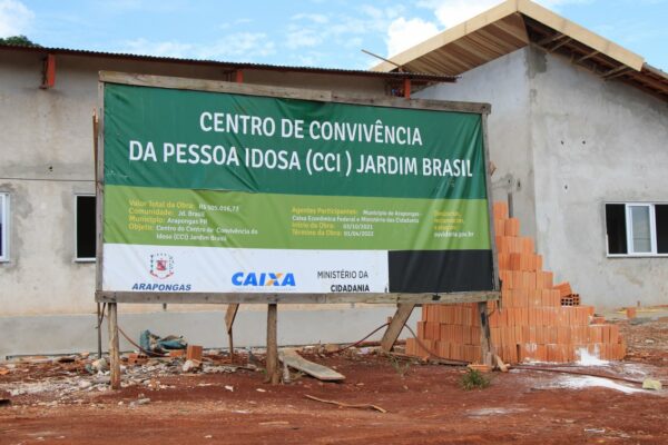 Avançam obras dos Centros de Convivência do Idoso do Jardim Brasil e do Cj. San Raphael II em Arapongas