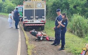 Morador de Borrazópolis morre em acidente com motocicleta na PR-170