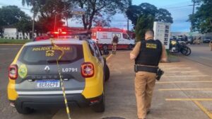 Apucarana – Câmera registra momento que atiradores matam homem em posto