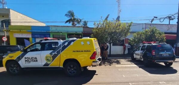 Criminosos arrombam caixa eletrônico em Borrazópolis