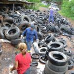 Faxinal recolhe 13 toneladas de pneus inservíveis