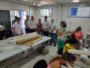 Prefeito de Marumbi visita Junior da Femac para conhecer Programa Portas Abertas