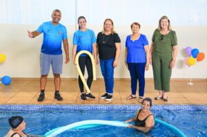 Após dois anos, piscina do CCI Tia Su é reinaugurada com atividades em Arapongas