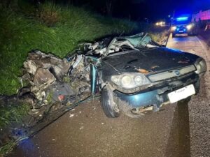 Casal morre em grave acidente na BR-277 no Paraná
