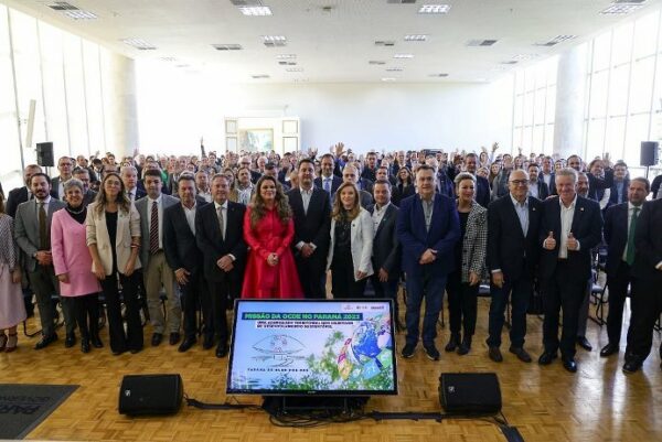 Toda essa gente reunida é para defender os Objetivos de Desenvolvimento Sustentável (ODS) aqui no Paraná!