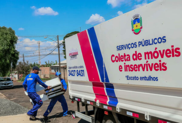 Apucarana vira referência com programa de recolhimento de móveis e inservíveis domésticos