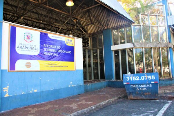Prefeitura de Arapongas inicia reforma da Rodoviária Municipal e do antigo prédio do Paço Municipal