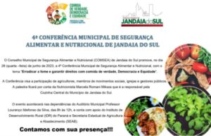 4º Conferência Municipal de Segurança Alimentar e Nutricional de Jandaia do Sul