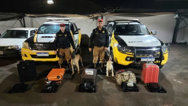 De Arapongas para São Paulo: dupla é presa por transportar maconha