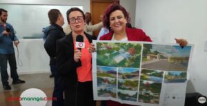 Ivonéia Furtado quer obter recursos da Itaipu para criar Parque das Águas em Mandaguari