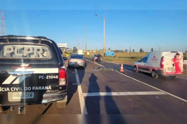 Motorista que seguia para Apucarana atropela ciclista na BR-369