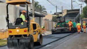 Prefeitura de Mandaguari inicia obras de recape asfáltico