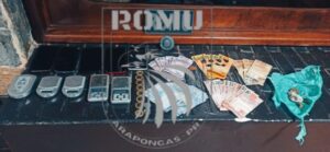 GM de Arapongas prende três suspeitos de tráfico durante a madrugada