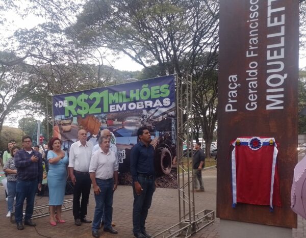 Prefeitura de Mandaguari inaugura revitalização de praça na região central
