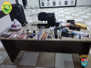 Ladrão usa mala para furtar 78 itens em lojas do centro de Apucarana