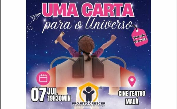 Projeto Crescer apresenta Festival Cultural nesta sexta no Cine Mauá