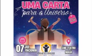 Projeto Crescer apresenta Festival Cultural nesta sexta no Cine Mauá