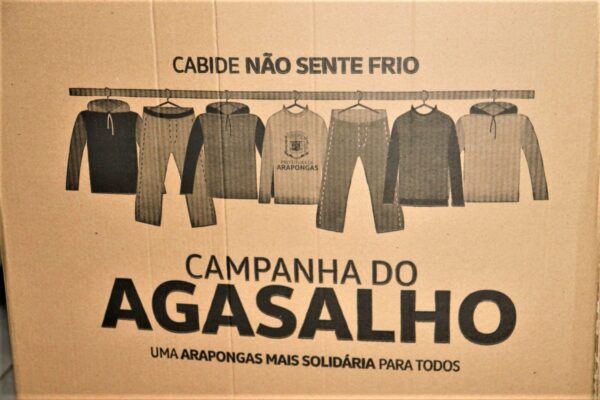 Arapongas – Campanha “Cabide não sente frio” encerra no próximo dia 15; famílias podem retirar itens nos CRAS’s