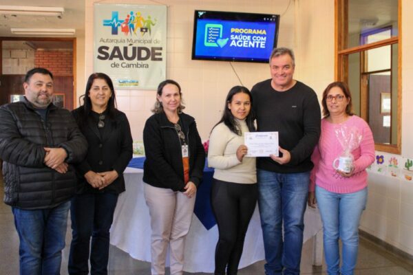 Agentes de Endemias de Cambia participam de cerimônia social de conclusão de curso