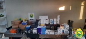 PRE apreende produtos eletrônicos durante fiscalização na PR-444