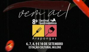 De 06 a 10 de setembro, Arapongas recebe 8ª edição do Festival Gastronômico