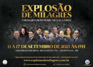 Explosão de Milagres 2023 – 7 dias que irão marcar a sua vida
