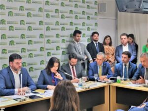 Onofre e Rafael Cita acompanham Lupion em reunião com Simone Tebet