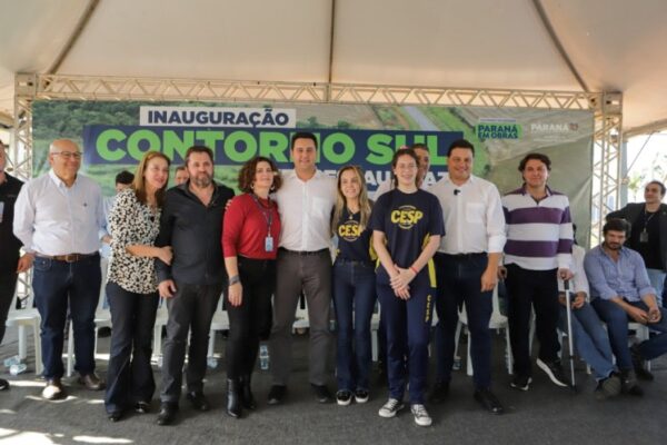 Governador inaugura o Contorno Sul de Wenceslau Braz, no Norte Pioneiro