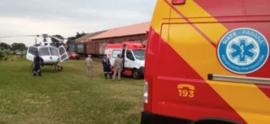 Jovem fica em estado grave após ser atropelado por trem em Mandaguari